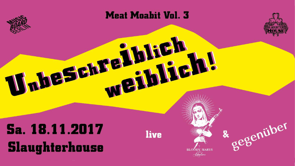 Meat Moabit Volume 3 Veranstaltungsbanner