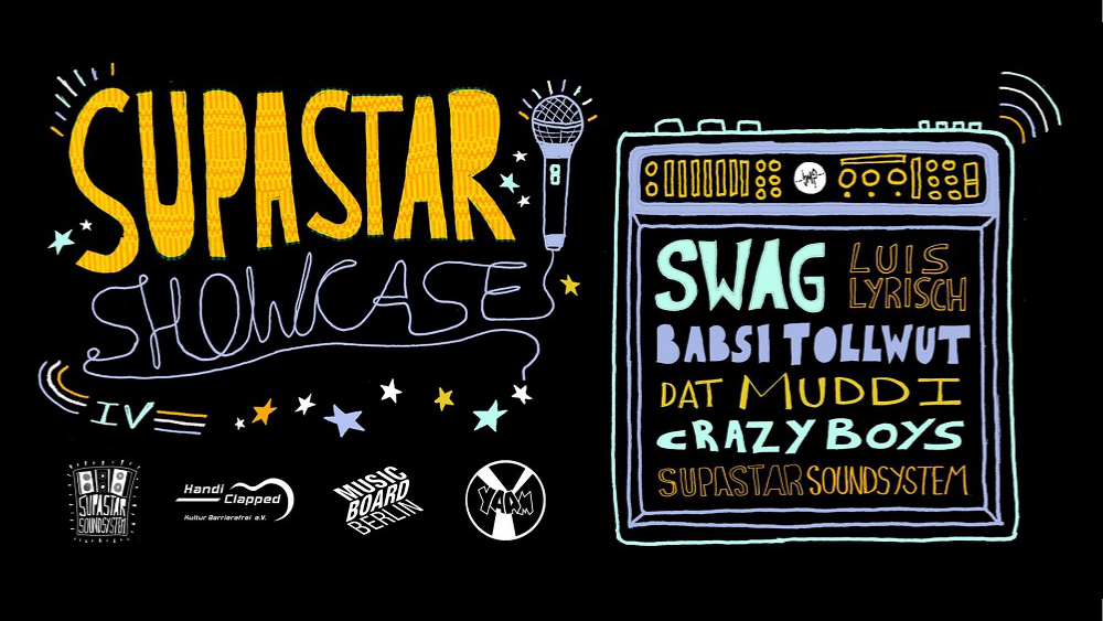 Supa Star Showcase Veranstaltungsbanner