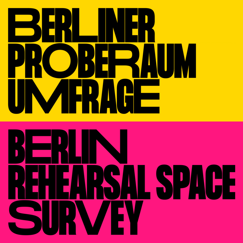 Berliner Proberaum Umfrage Grafik
