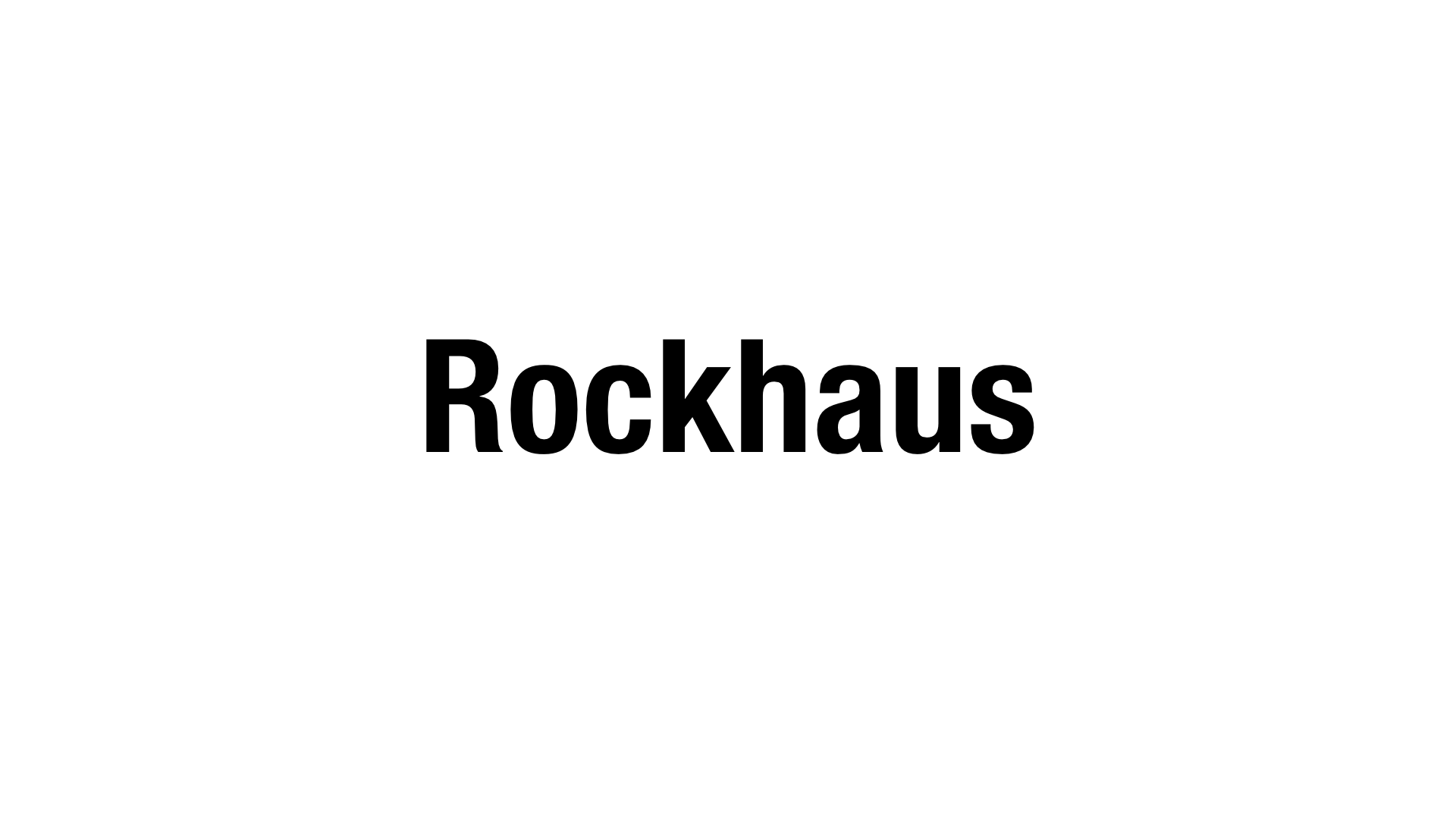 Rockhaus Schriftzug