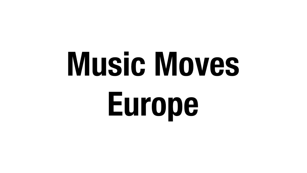 Music Moves Europe Schriftzug