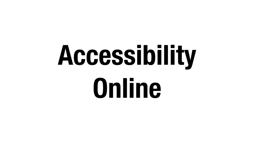 Accessibility Online